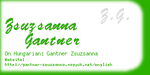 zsuzsanna gantner business card